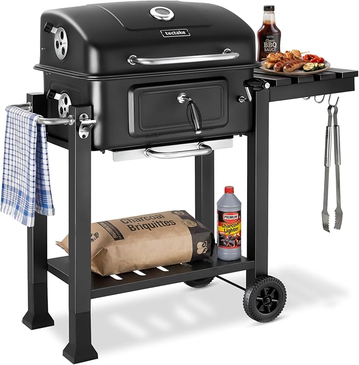 tectake® Barbecue au Charbon de bois
