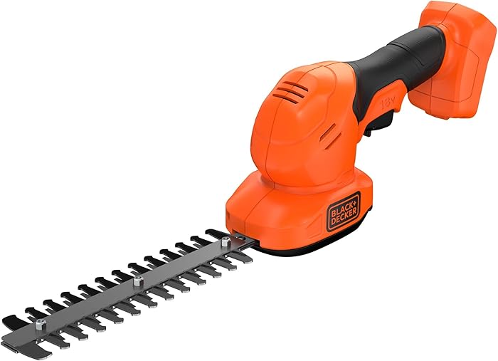 BLACK+DECKER BCSS18B-XJ 2en1 taille-haie, cisaille 18V (outil seul)