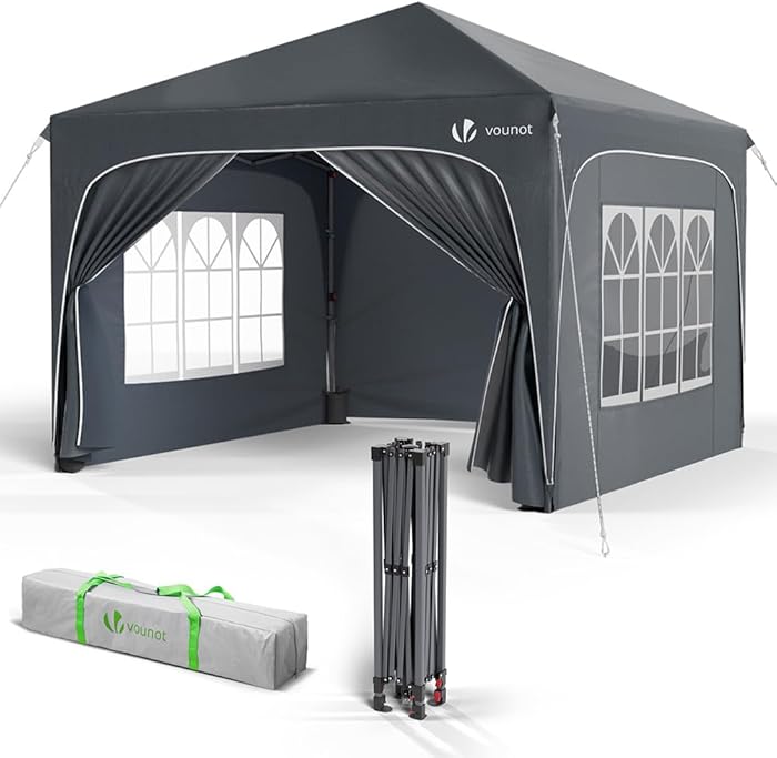 VOUNOT® Garden Gazebo 3 x 3 m