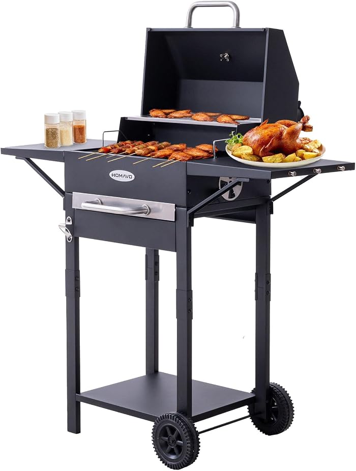 HOMAVO: barbecue compact pour balcon et jardin