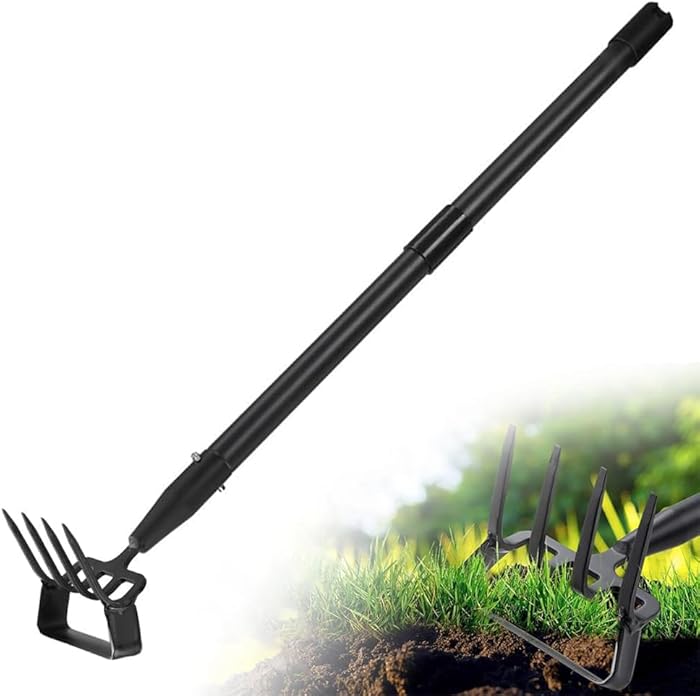 Houe 2 en 1 à 185 cm : Elle Détruit les Mauvaises Herbes en 2 Secondes !