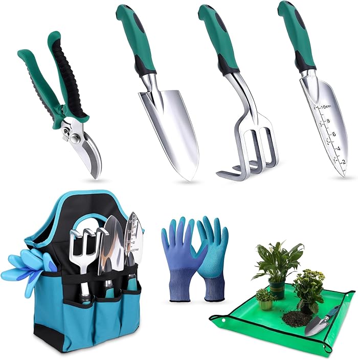 Gerbala Kit À Outils de Jardinage, 7 Pièces