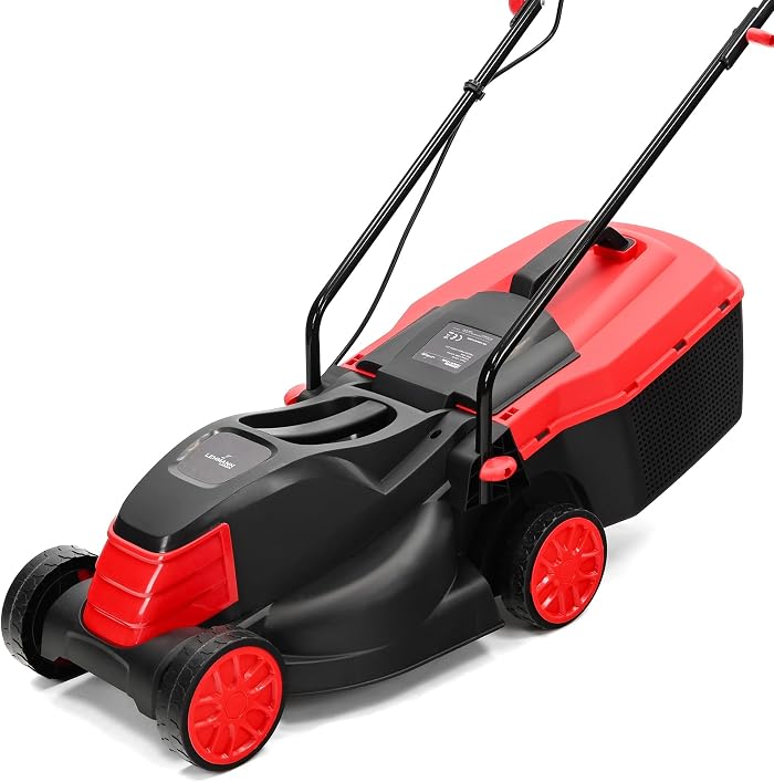 Vérifiez la maniabilité de la Lehmann tondeuse électrique dans les petits espaces.