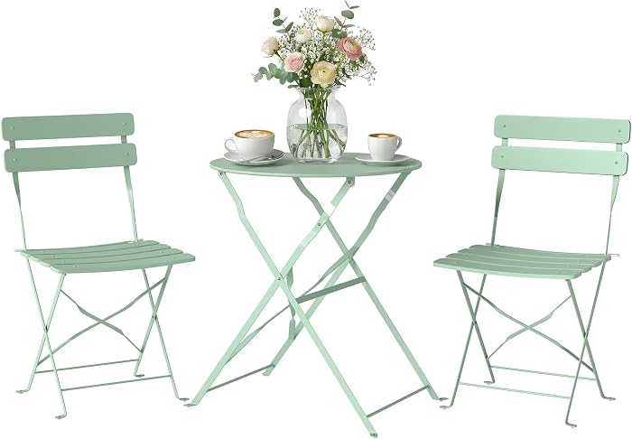Outsunny Garden Bistro Set - 3 Piece Set
