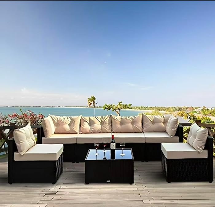 Salon de jardin en rotin résine pour 6 à 8 personnes : test complet