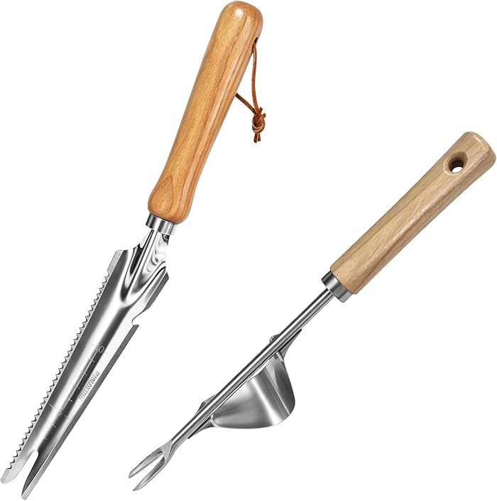 Désherbage facile: test des outils manuels en acier inoxydable