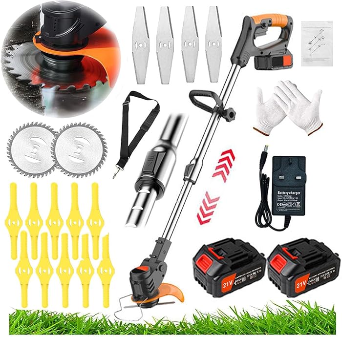 Tondeuse à gazon électrique sans fil diamètre 15cm