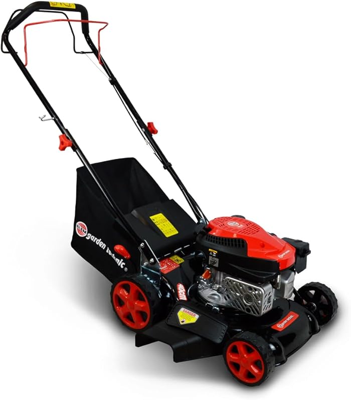 Tondeuse thermique tractée 144 cc 40 cm mulching et éjection latérale