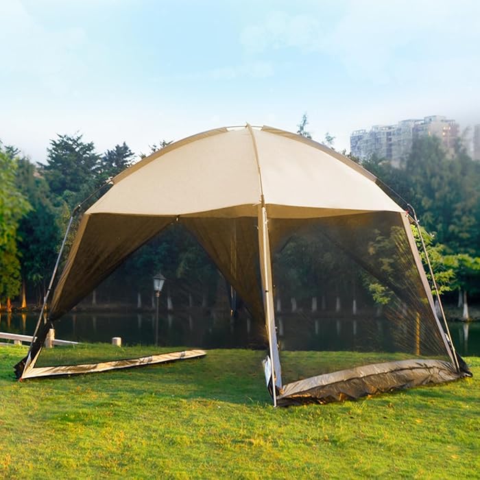 GVDV Tonnelle Camping Moustiquaire 3x3